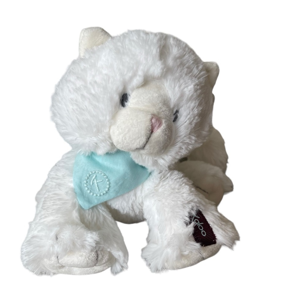Kaloo Les Amis Coco Cat Plush Stuffed Animal White